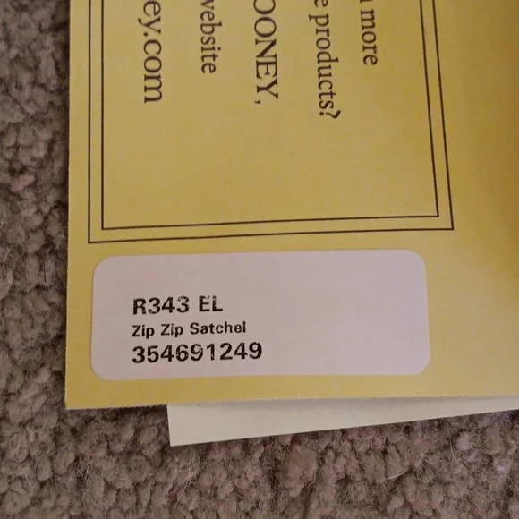 Dooney & Bourke Gray Satchel with Brown Accents - Picture 9 of 10